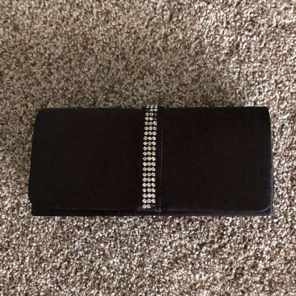 Fancy chain crossbody black with faux crystals - Picture 2 of 8